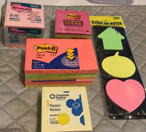 Lot Of Post its And Stickies Different Shapes Sizes Color S