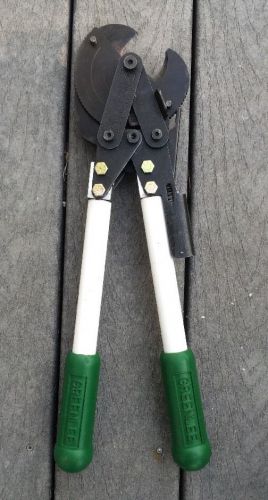 Near mint condition!! greenlee 774 ratchet cutters 750 kcmil copper(795 alu) for sale