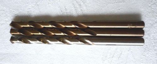 Three (3) Letter A High Speed Jobber Length Drill Bits (1 Union &amp; 2 Morse)