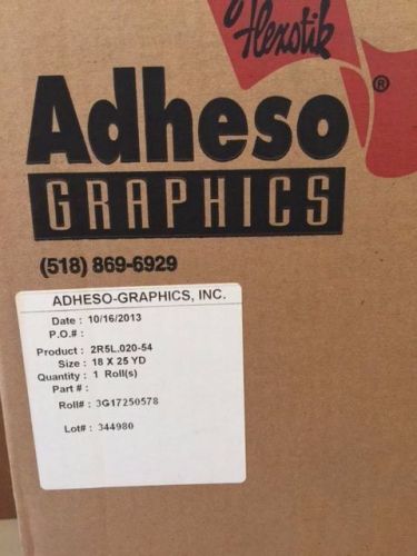 Adheso graphics flexstik 2r5l.020-54 18 x 25 yards for sale