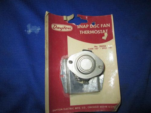 Dayton snap disc limit thermostat 2e250 close 160 open at 140 degrees surplus for sale