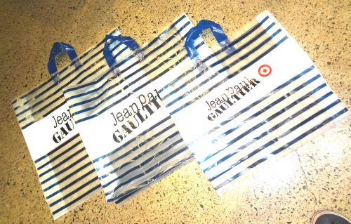 Bulk Lot of 8 JPG Jean Paul Gaultier SHOPPING BAGS rare NEW Limited Release