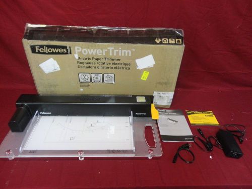 Fellowes powertrim electric paper rotary trimmer 5413001 - new for sale