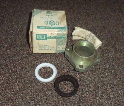 MILLER 1&#034; BOLTED &#034;BASE-LOK&#034; AIR CYLINDER PISTON ROD SEAL &amp; BOLTED BRUSHING ASSY