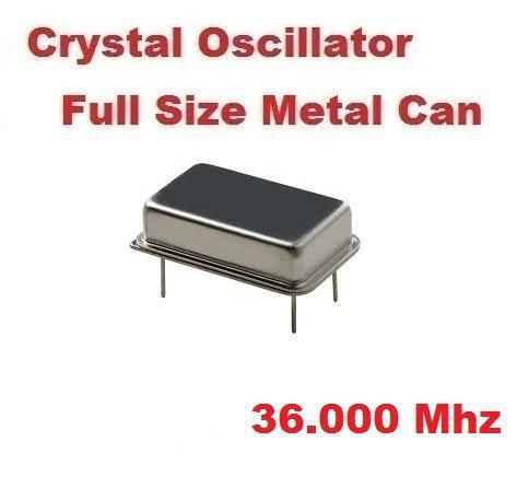 36.000Mhz 36.000 Mhz CRYSTAL OSCILLATOR FULL CAN  (10 pcs) *** NEW ***