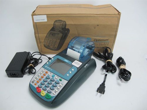 Hypercom Optimum T4100 Credit Card Machine Terminal 010236-045 B