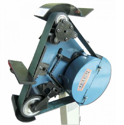 2&#034; w baileigh bg-248-3 belt grinder, 2&#034; x 48&#034; three wheel grinder for sale