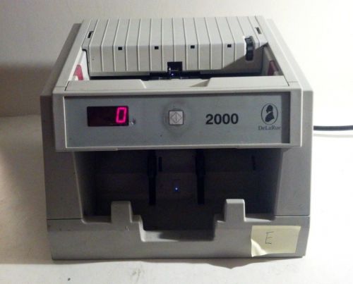 DeLaRue model 2000801 Currency  Bill Scanner Cash Counter Parts or Repair E