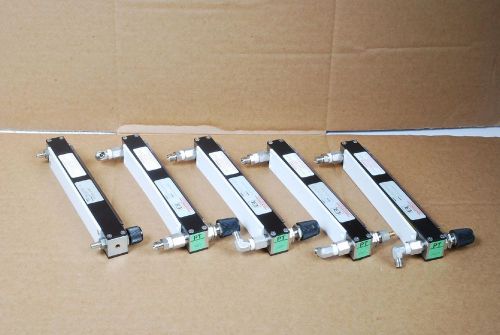 Lot of 5 Flow Meters 4x Brooks 1355EB1RAJR1A and  1x TA Instruments 270134.001