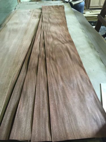 Wood veneer khaya 14x96 8pcs total raw veneer  &#034;exotic&#034; mah.s2 5-3-16 for sale