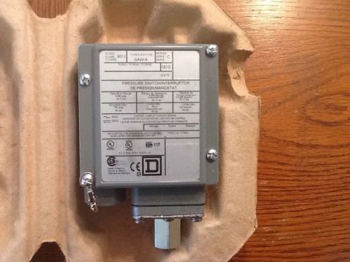 Square d 9012gaw6 pressure switch for sale