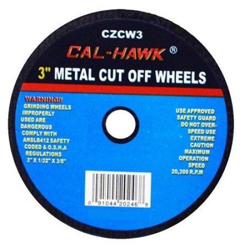 Cal-Hawk 50 Pack 3&#034; Cut Off Wheels