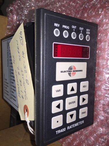Electro Sensors Rate meter TR400 Programmed But Uninstalled