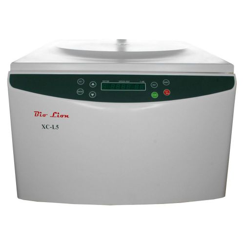 Bio lion centrifuge xc-l5 5000 rpm 2810 g maximum rcf 8 x 50 ml swing-out rot... for sale