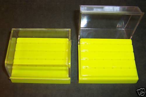 1 set of Bur Blocks - Plastic, each bur holder has 24 slots