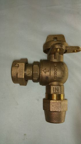 Ford meter box co ba43-332wr-g-nl angle ball valve 3/4&#034; for sale