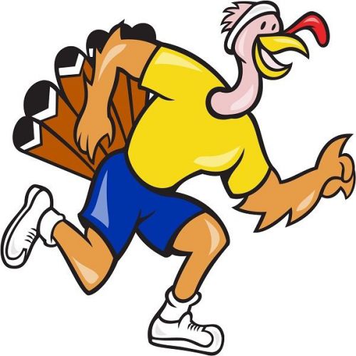 30 Custom Turkey Runner Personalized Address Labels