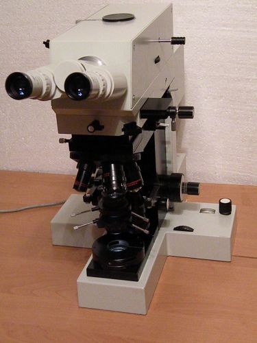 Carl zeiss jena jenapol universal  pol polarising  microscope (without stage) for sale