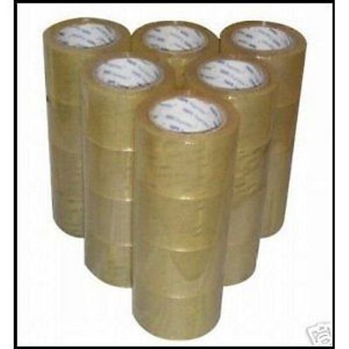 36 ROLLS 2&#034; INCH CLEAR STRONG SEALING PACKAGING TAPE 110 YARDS 330 FT GREAT DEAL