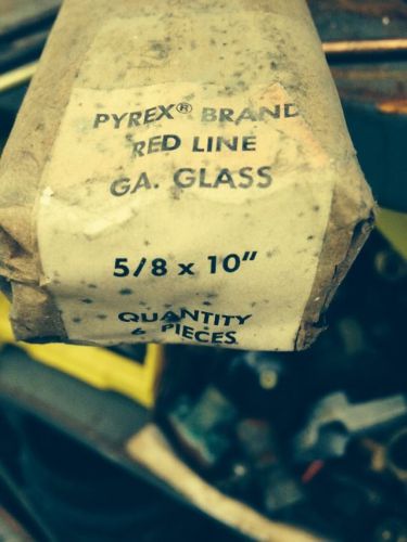 Pyrex Red Lion Gauge Glass  5/8&#034;x10&#034;