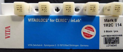 Vitablocs For Cerec InLab Mark ll 1M2C I14 5 Stock Piece NEW