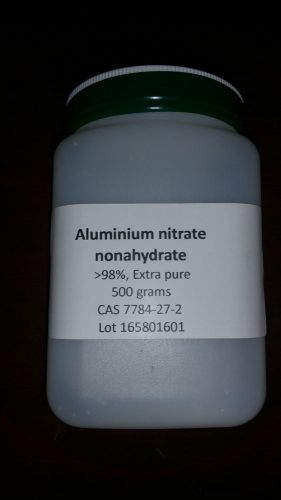 Aluminum nitrate, &lt;98%, Extra pure, 500 gm