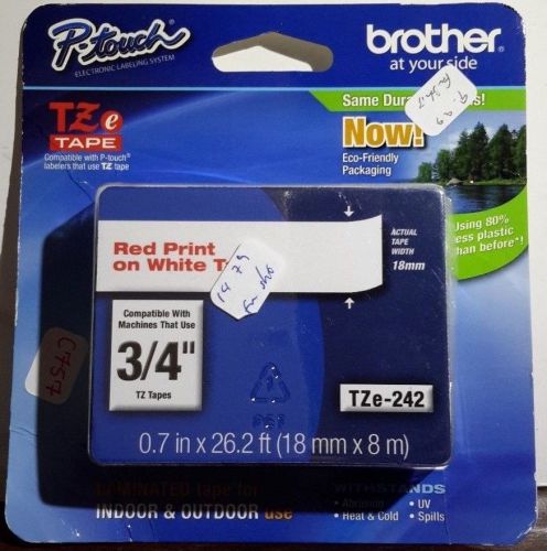 BROTHER P-TOUCH ELECTRONIC LABELING SYSTEM 3/4&#034; TAPES (C757)