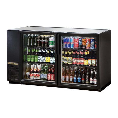 Back Bar Cooler Two-Section True Refrigeration TBB-24GAL-60G-LD (Each)