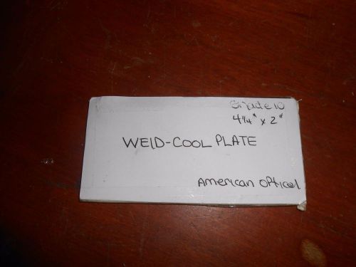 American Optical AO Weld Cool Gold Filter Plate shade 10