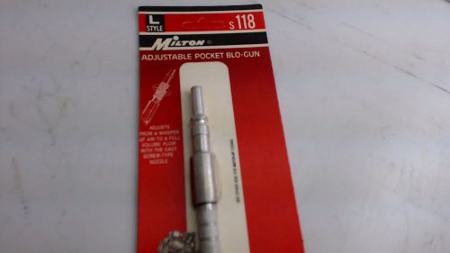 (Closeout) Milton 118 (MIL S118) L-Style Adjustable Aluminum Pocket Blo-Gun