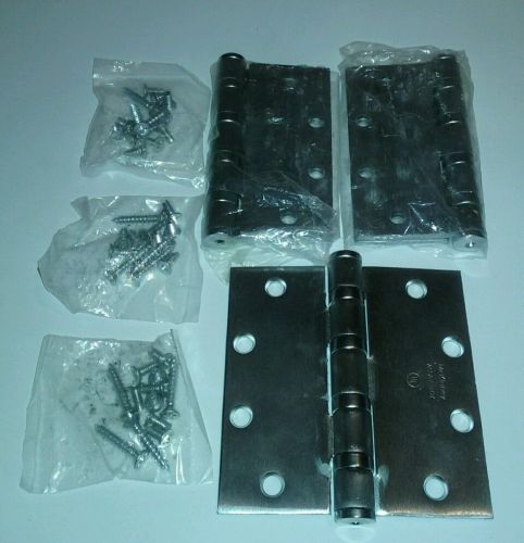 QTY 3 - MCKINNEY/ASSA ABLOY MORTISE HINGES, 58522, T4A3786 26D, NEW, FREE SHIP