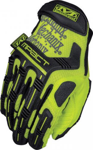 Mechanix wear hi-viz mpact gloves neon yellow small (8) for sale