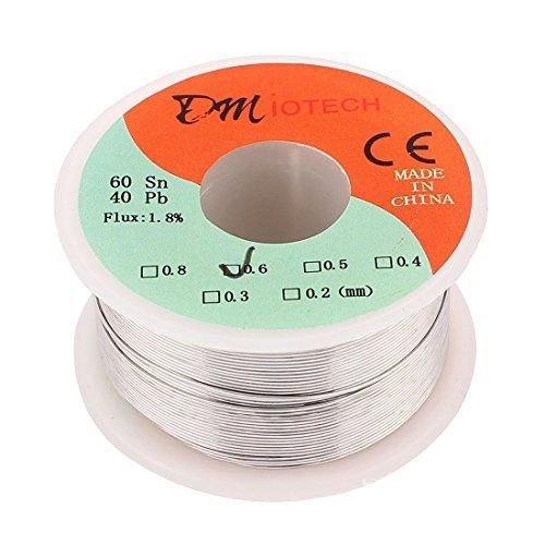 DMiotech? 0.6mm 100g 60/40 Tin Lead Roll Soldering Solder Wire Reel