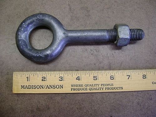 Large CROSBY 3/4&#034; Hot Dip Galvanized Drop Forged Eyebolt, 7 3/4&#034; Long, Clean