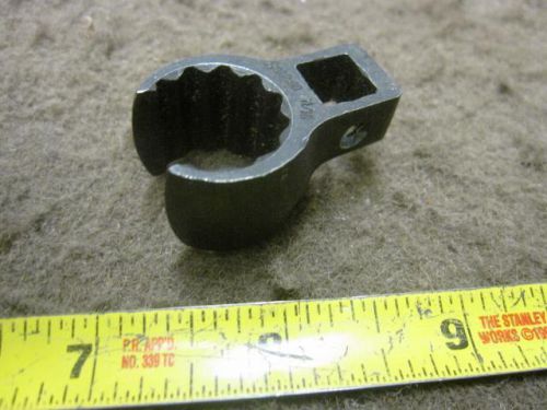 SNAP ON 11/16&#034; FLARENUT CROWFOOT WRENCH 3/8&#034; DRIVE AIRCRAFT TOOL