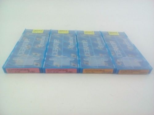 MIXED LOT OF 40 INSERTS KYOCERA DCMT070202/070204/070208 CARBIDE AND CERMET