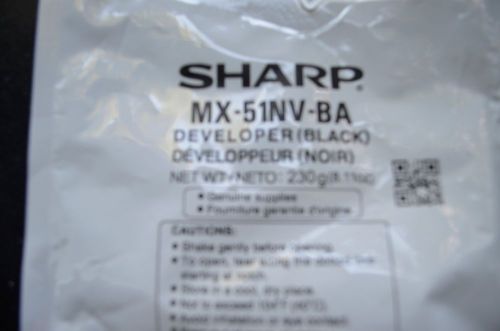 Sharp MX-51NVBA Black Developer (Genuine) (MX51NVBA)