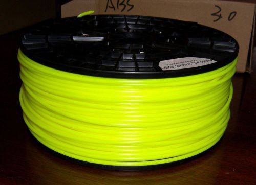 3D Printer Filament ABS 3mm Opaque Yellow 1 kg/2.2 lbs Reprap Prusa Mendel