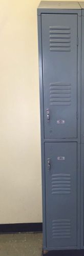 Metal Lockers - Old School Cool Blue Storage! School/Gym/Employee