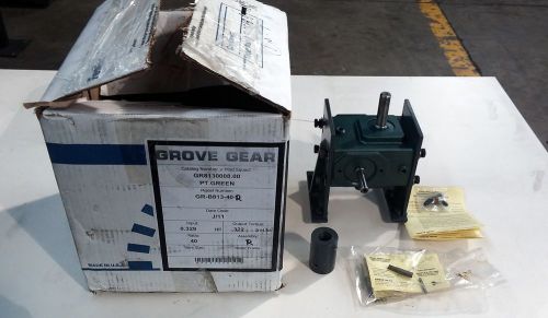 Grove gear ironman gr-b813-40-r right angle gear reducer gr8130008.00. pt green for sale