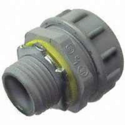 Multi-piece liquid tight straight conduit connector, 3/4&#034; pvc halex company pvc for sale