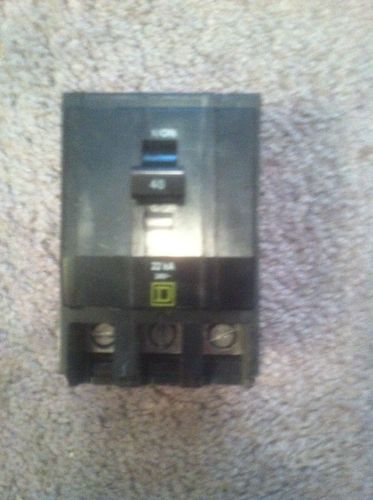 SQUARE D QOB340VH 3 POLE 40 AMP 240V 22KA CIRCUIT BREAKER BOLT-ON