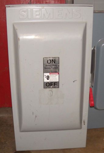 Siemens 200 Amp Safety Switch HNF364R 600 VAC Non Fusible Nema 3R