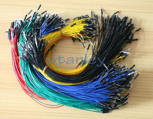 100pcs 5 Colors Dupont 2.54mm Jumper Wire Male To Male 1p 30cm For Arduino Cable
