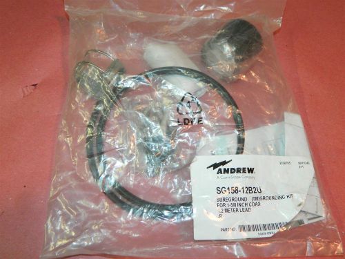 Andrew SG158-12B2U Sureground Grounding Kit for 1 5/8&#034; Coax Cable 1.2 meter lead