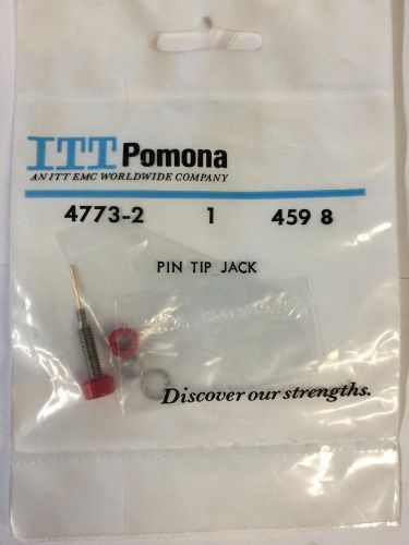 NIB Pomona 4773-2 Pin Tip Jack
