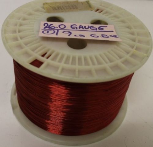 26.0 Gauge Rea Magnet Wire 9 lbs 6.8 oz / Fast Shipping / Trusted Seller !