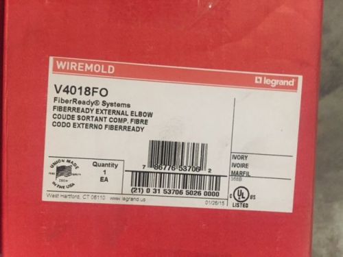 Wiremold v4018fo 2 in. radius ext. elbow (new) for sale