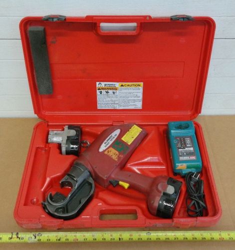Burndy pat750-18v hydraulic battery powered 12-t crimper crimping tool for sale