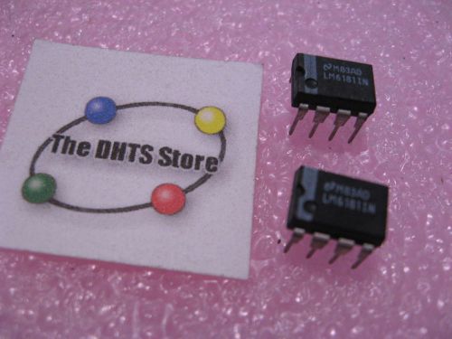National Semiconductor LM6181IN 100 MHz Current Feedback Amplifier - NOS Qty 2